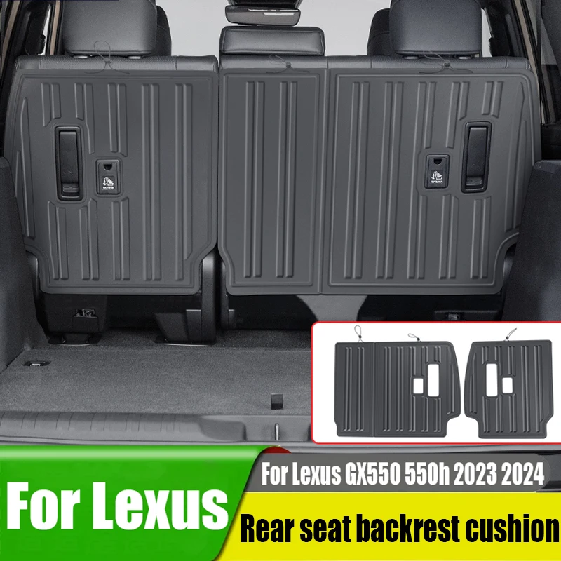 

For Lexus GX550 550h 2023 2024 rear seat backrest cushion trunk protection pad car interior modification accessories