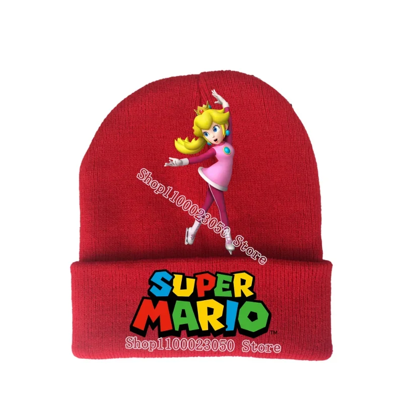 الشتاء سوبر ماريو القبعات الصوفية الكرتون ماريو بروس القبعات الشارع في الهواء الطلق الساخن لعبة محبوك قبعة بنين بنات الكبار هدايا عيد ميلاد