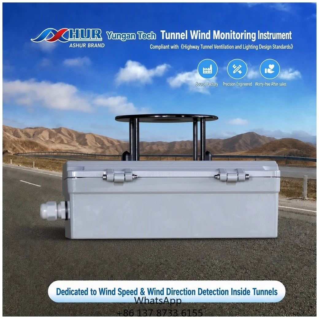 Wind Turbine Tunnel Ultrasonic Tunnel Harmful Gas Monitoring 4-20mA Wind Speed Direction Sensor