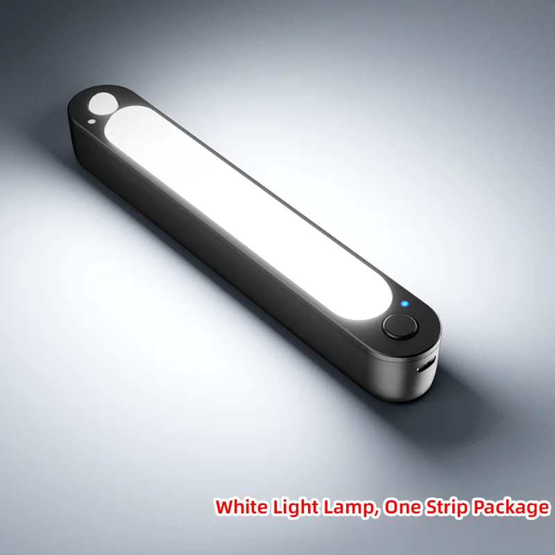 SEAMETAL Verbesserte Kofferraum-Bewegungssensorleuchte, kabellose Auto-LED-Automatikleuchte mit hoher Helligkeit, 1500 mAh, USB-Aufladung, Schranklampe