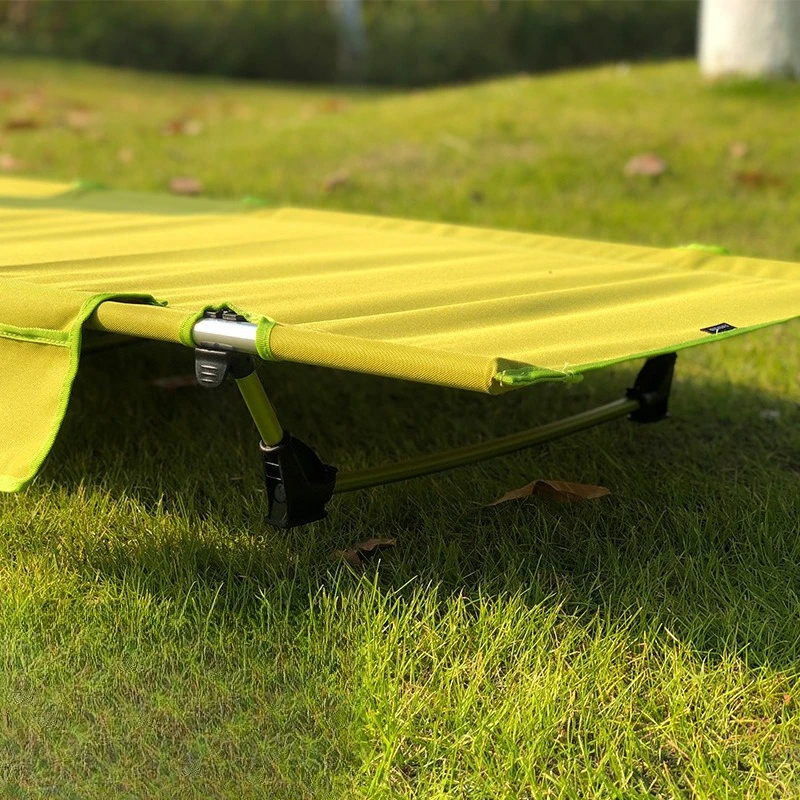 Outdoor lightweight folding bed Portable camping bed Simple camp bed Escort lunch
