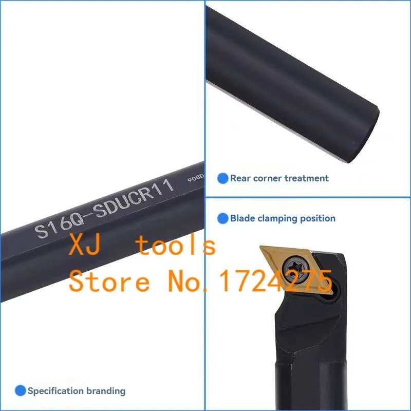 SDUCR SDUCL S16Q-SDUCR07 S16Q-SDUCL07 S16Q-SDUCR11/S16Q-SDUCL11 95 graden voor DCMT11T304