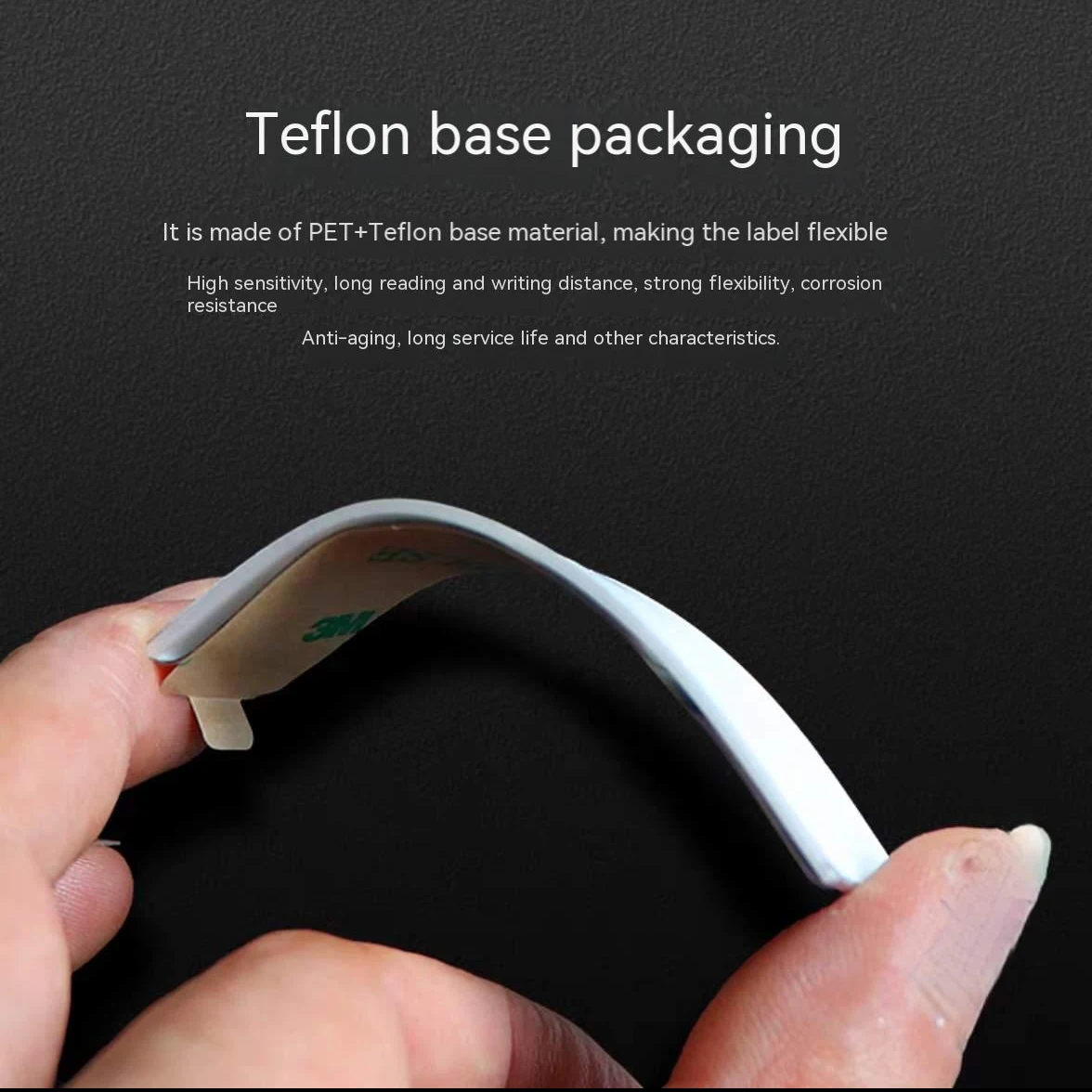 10 pz RFID UHF Tag Anti-metallo Etichetta elettronica flessibile 860-960 MHz EPC Class1 Gen2 Asset e gestione degli oggetti di alta qualità