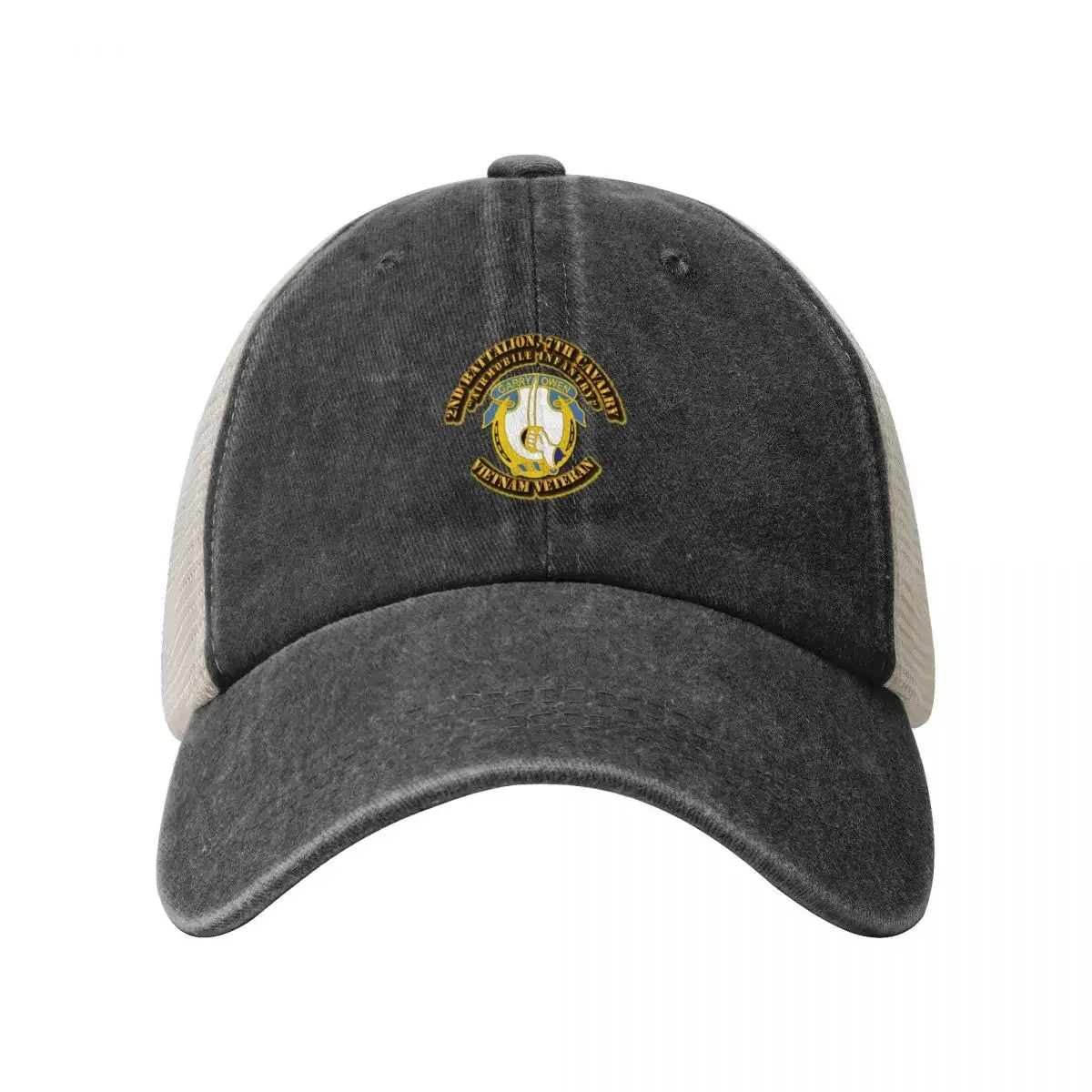 2nd Battalion, 7th Cavalry(Airmobile Infantry)-No-SVC-Ribbon Baseball Cap Beach Bag |-F-| Mens Caps Women's