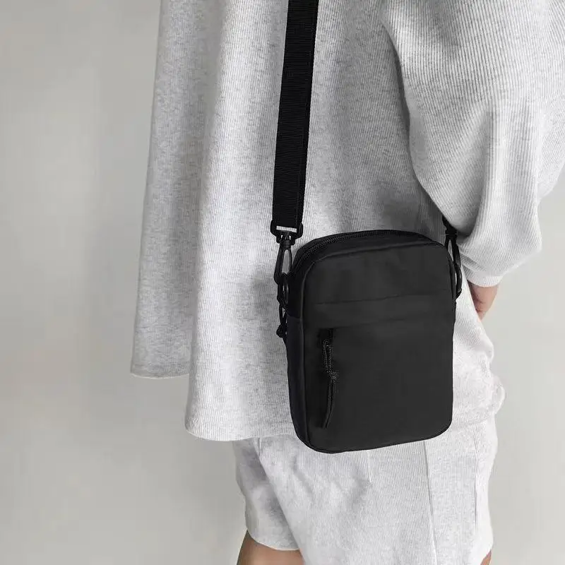 Einzelne Umhängetaschen für Herren und Damen, einfarbige, leichte Handytaschen für Reisefotografie – Detail 6