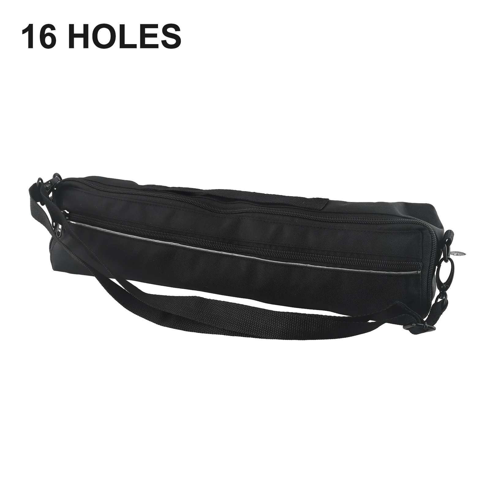 Soft Lining 1617 Holes Flute Bag Padded Concert Metal Hook With Adjustable Shoulder Strap Musical Instruments Accessories