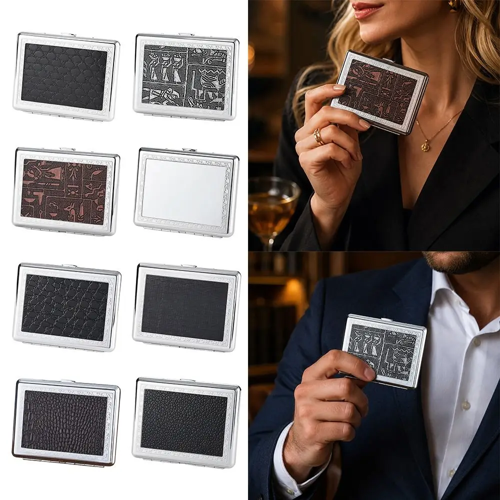Vintage-Style Vintage Card Case Versatile Design Easy Snap Cash Case Multi-function Metal Material Card Holder