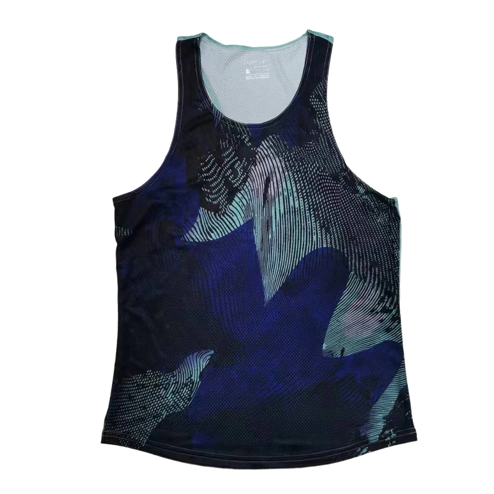 Athletics Tank Top Running Vest Speed Fitness Shirt Sleeveless Men Track Field Singlet image 5