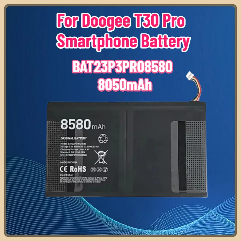 

3.8V 8580mAh BAT23P3PR08580 Battery for Doogee T30 Pro Smartphone Battery