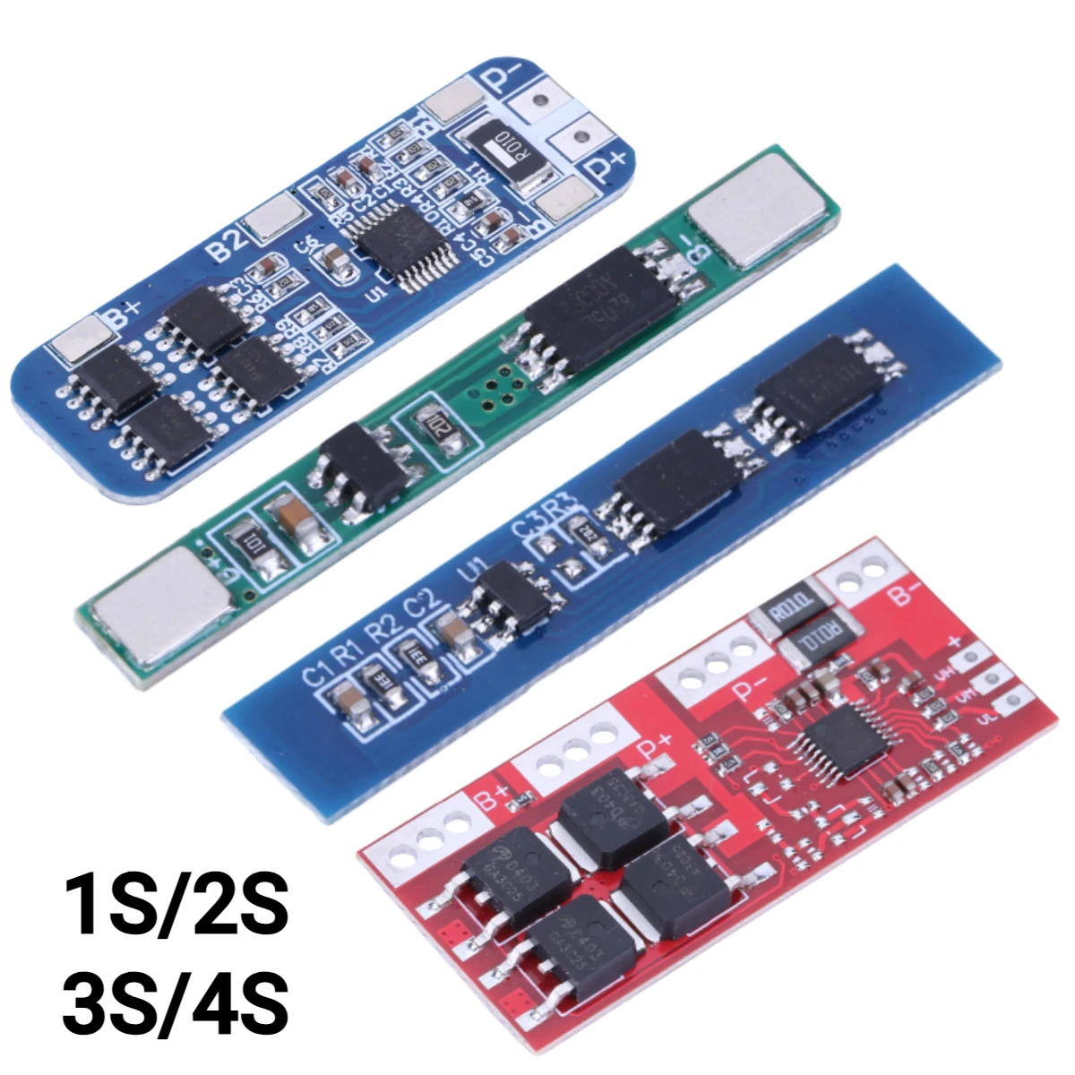 1S 2S 3S 4S 3A 20A 30A بطارية ليثيوم أيون 18650 شاحن PCB BMS لوح حماية لوحدة خلية ليبو لمحرك الحفر