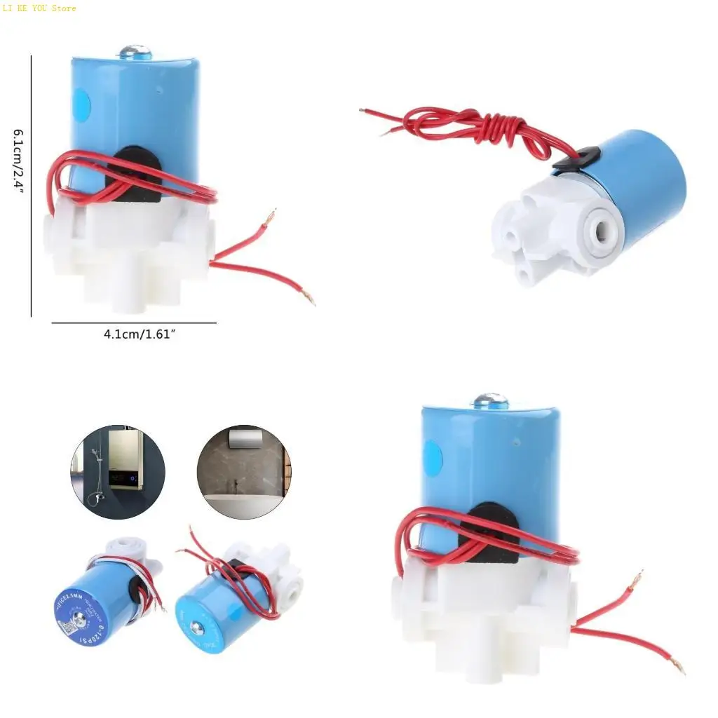 

W3JE 1/4 "быстро подключаемый соленоид на входе воды для клапана бытовой машины для чистой воды P