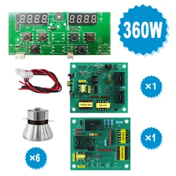 360W Ultrasonic Cleaner PCB Driver Boards Circuit Board Kit With 40KHz Ultrasounic Transducer