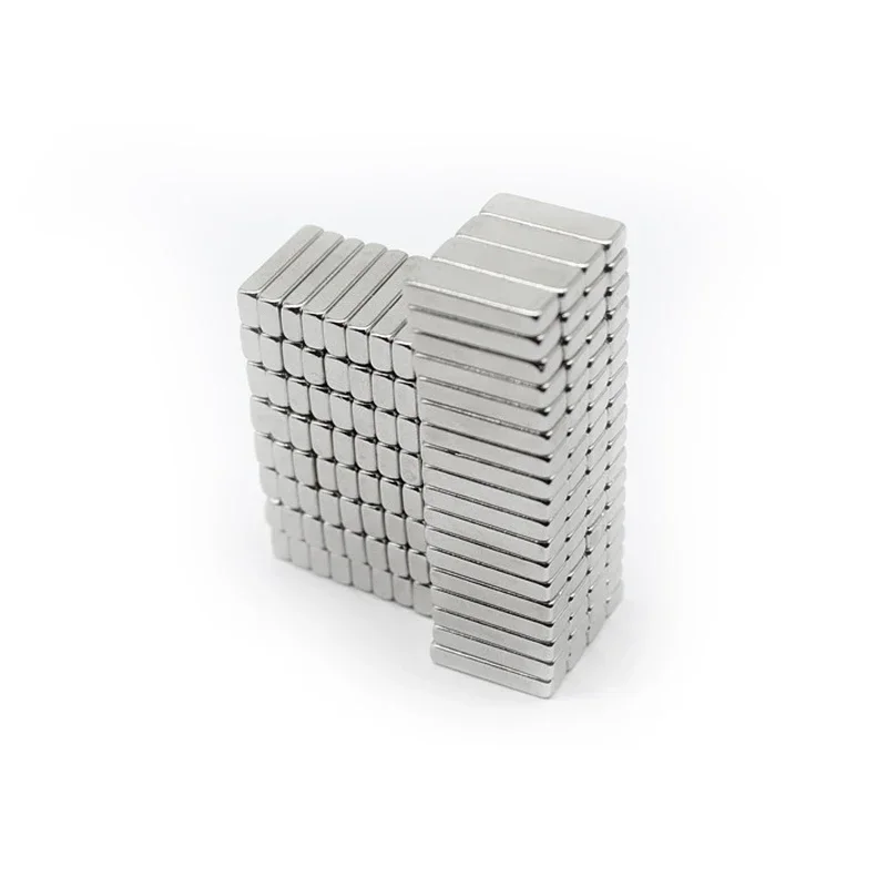 N52 10x10x1 10x10x2 magnet 10x10x3  N35 10x10x4 10x10x5 Rectangle Square Neodymium Block Strong Search Magnetic industrial motor