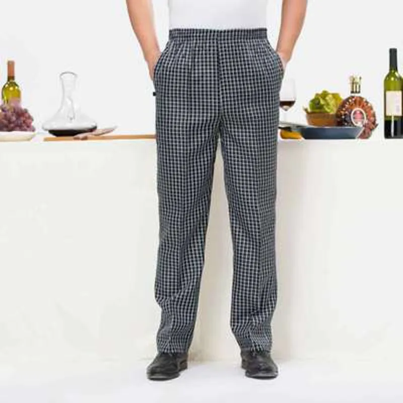 Versatile and Durable Stylish and Practical Chef Pants in Plus Sizes for Hotel and Restaurant Kitchen Staff