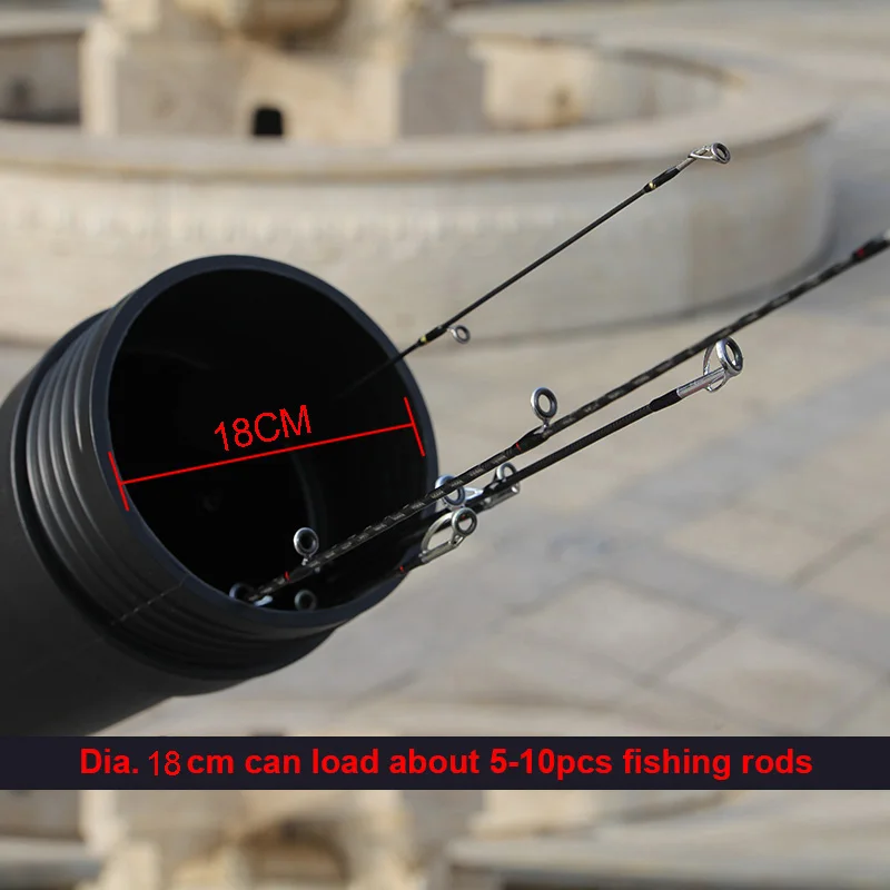 High Quality Adjustable Max 1.1-1.8 meter Alastic ABS Fishing rod tube fishing rod case rod bag outdoor tackle bag Lure rod box