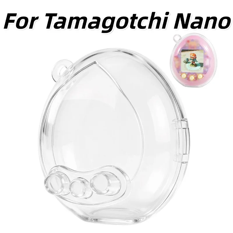 Für Tamagotchi Nano: Transparente Schutzhülle, durchsichtige PC-Hartschale, Zubehör