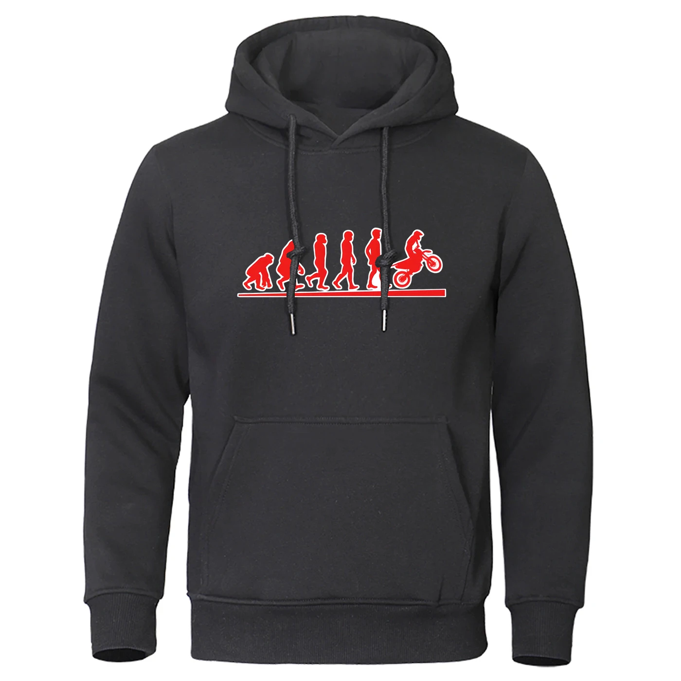 Nouvelle veste chaude unie en coton pour homme, style motocross, avec cordon de serrage, collection 2026 Human Evolution