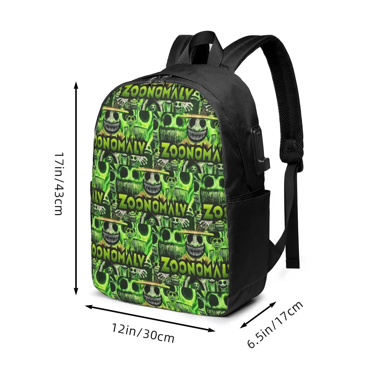 Zoonomaly Cartoon Steam Game Backpack Travel Notebook Bag Computer College Student School Bag Laptop Shoulder Bags for Men Women view 6
