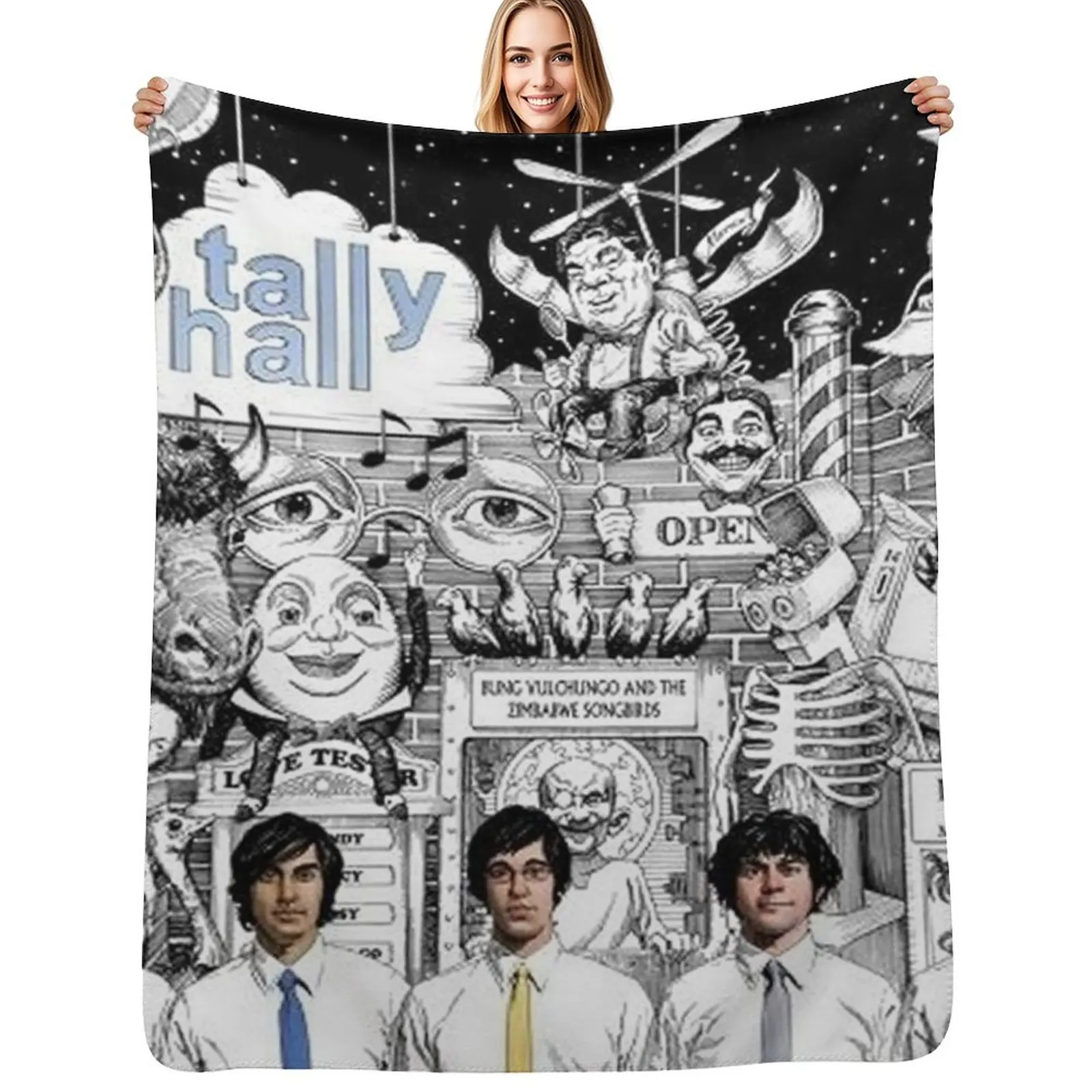 

tally hall Throw Blanket Ultra Soft Flannel Fleece Blanket for All Seasons