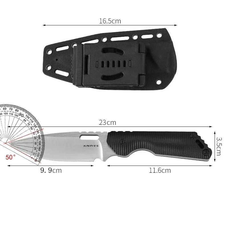 ST MK1C G10 handle Fixed Blade Knife Outdoor Wilderness Carry Survival Sharp Fruit Knife