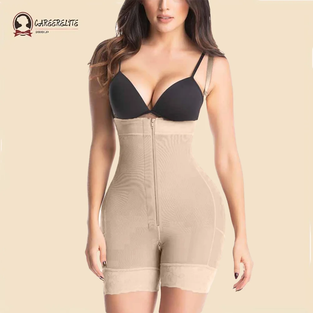 

Fajas Reductoras Y Modeladoras Mujer Lingerie Women Postpartum Recovery Adjustable Shapewear Slimming Fajas Lace Body Shaper