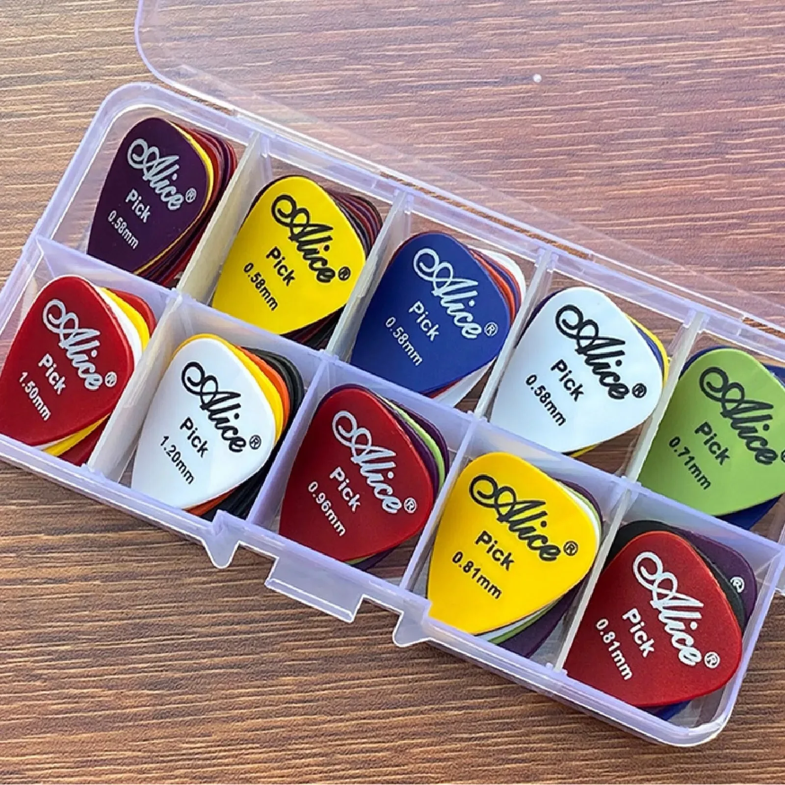 6/10/2/30pcs Multicolor Guitar Picks ABS Premium Plastic Guitar Picks for Acoustic Electric Guitars Bass Or Ukulele