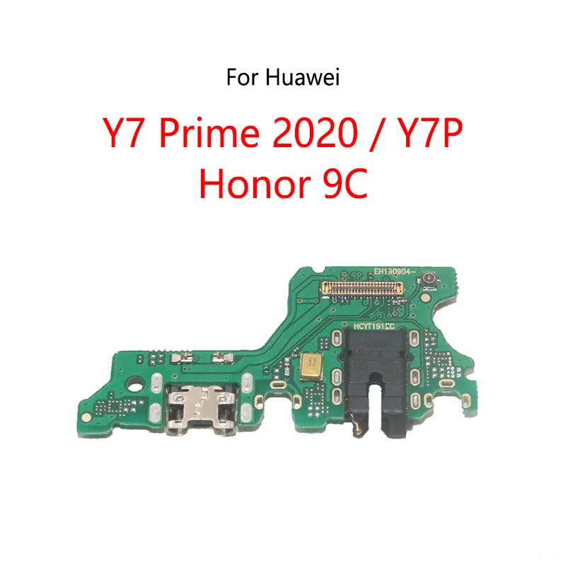 USB Charge Dock Port Socket Jack Connector Flex Cable For Huawei Y7 Prime 2020 / Honor 9C / Y7P With ic Charging Board Module