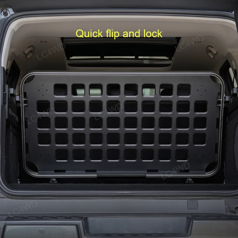 Off Raod 4X4 Interior Accessories Aluminum Alloy Rear Trunk Cargo Shelf Layered Storage For GWM Tank 400