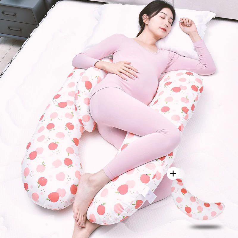 

Multifunction Pregnant Women Comfort Sleep Pillow Waist Support Abdominal Side Sleep Pillow Cotton Breathable Adjustable Pillow