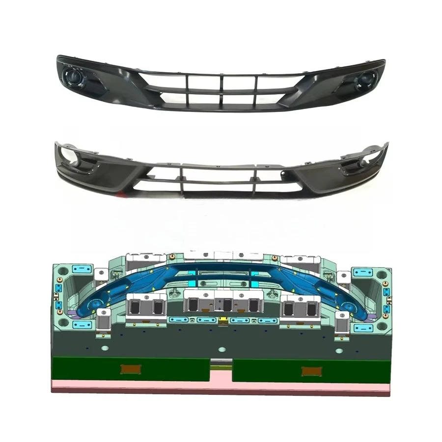 Automotive Bumper Part Bumper Dashboard Mould Front Radiator Grille Mold PVC Moulds for Vehicle Auto Air Intake