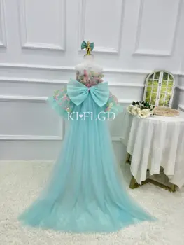 10 best sales Vestido turquesa para meninas - №5