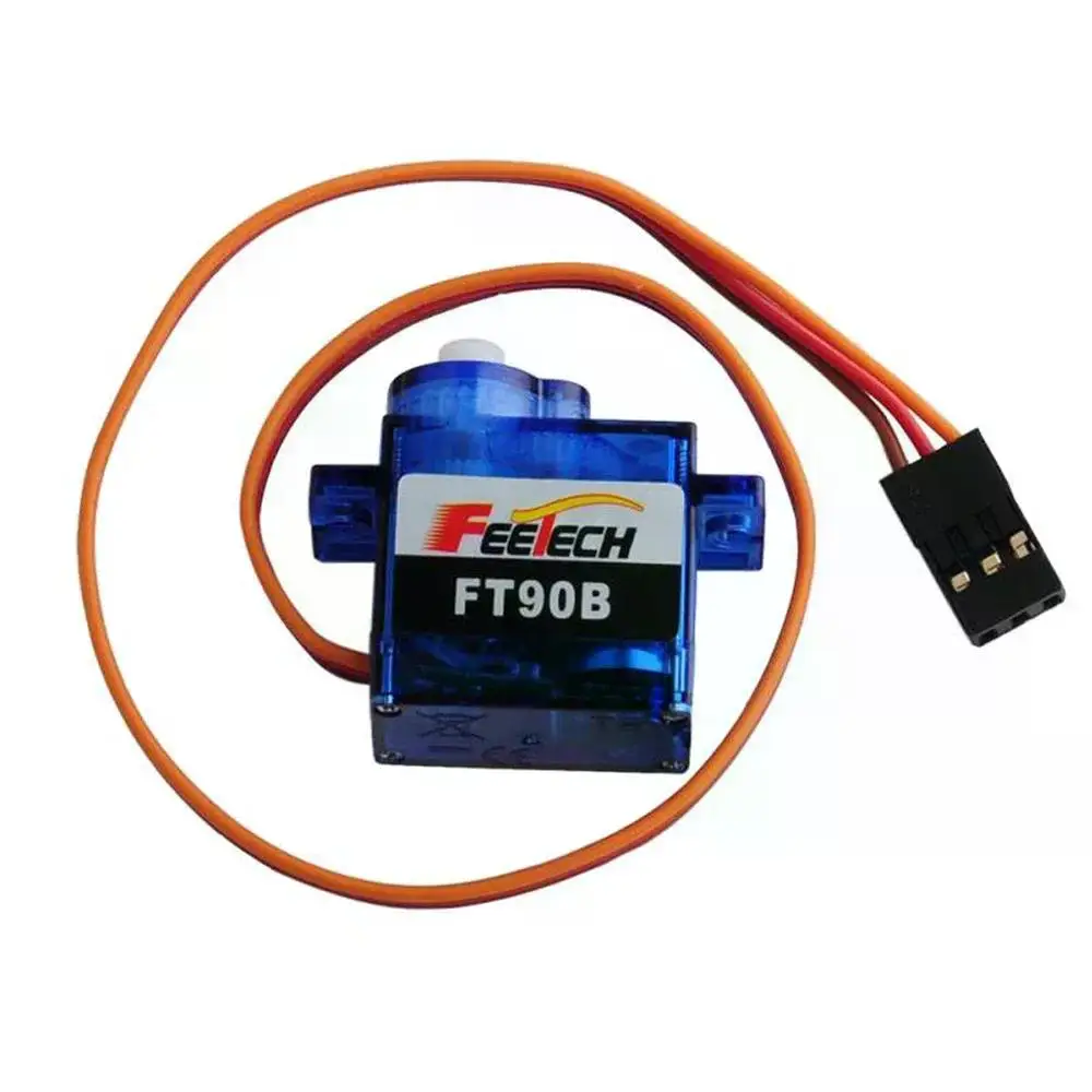 9g FT90B Micro Digital Servo 1.5kg Mini Servo Motor 180 Degree POM Plastic Gear and Wheel Combination Parts for RC Car Robot