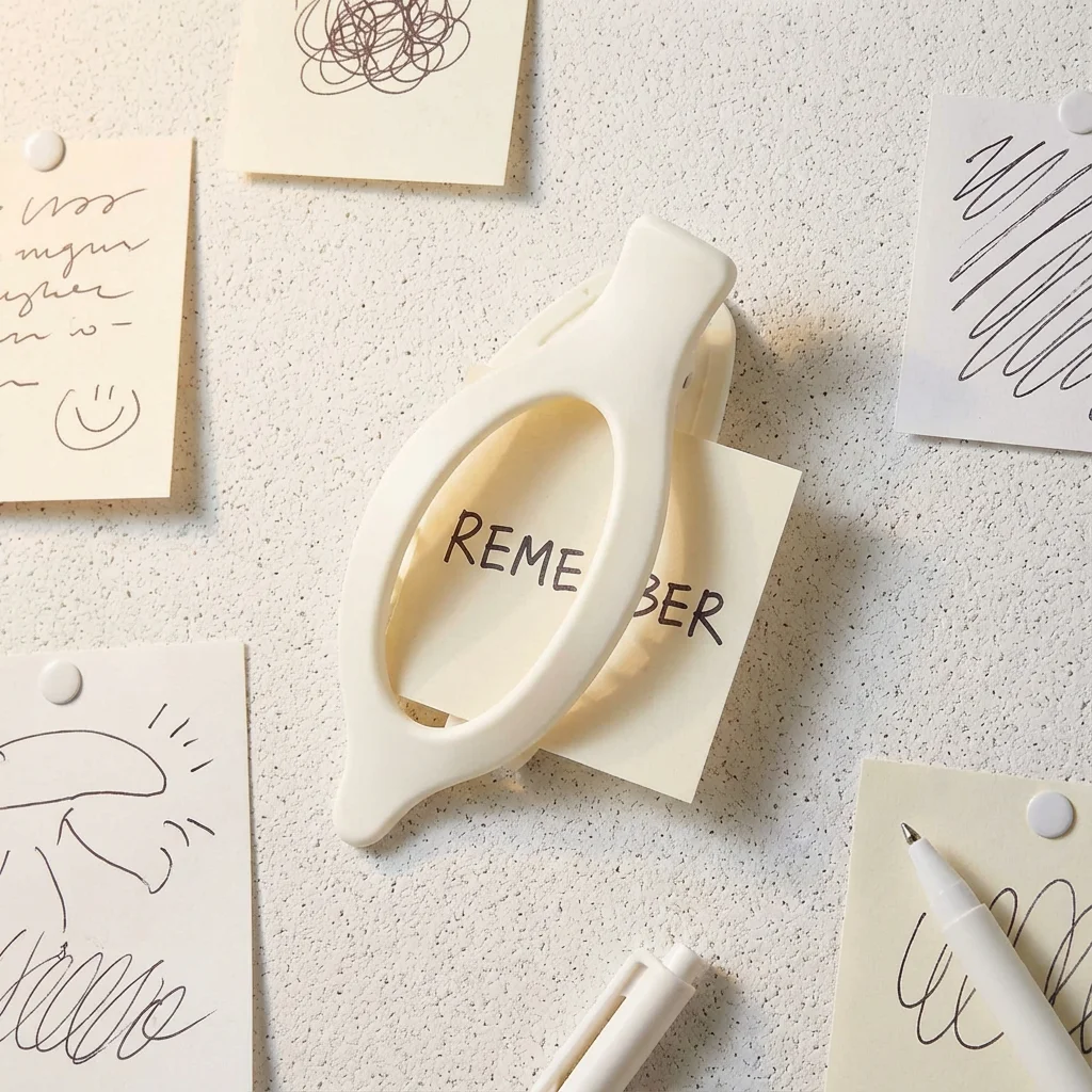 

Заколка-краб MilkWhite Minimalist Large Duck Bill Clip – многофункциональная заколка для волос, для документов и фотографий, нескользящая, надежная, не повреждает волосы/бумагу