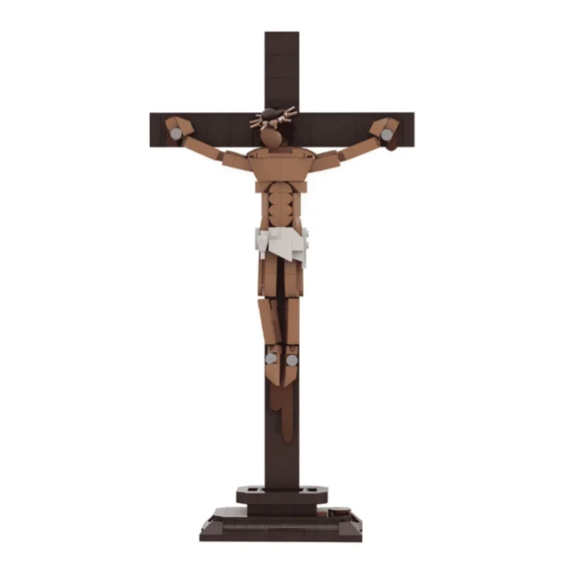 

Greatstyler Jesus Crucifixion Interlocking Building Block Set, Adult Christian Cross Model, 588 Pieces, Religious Gift