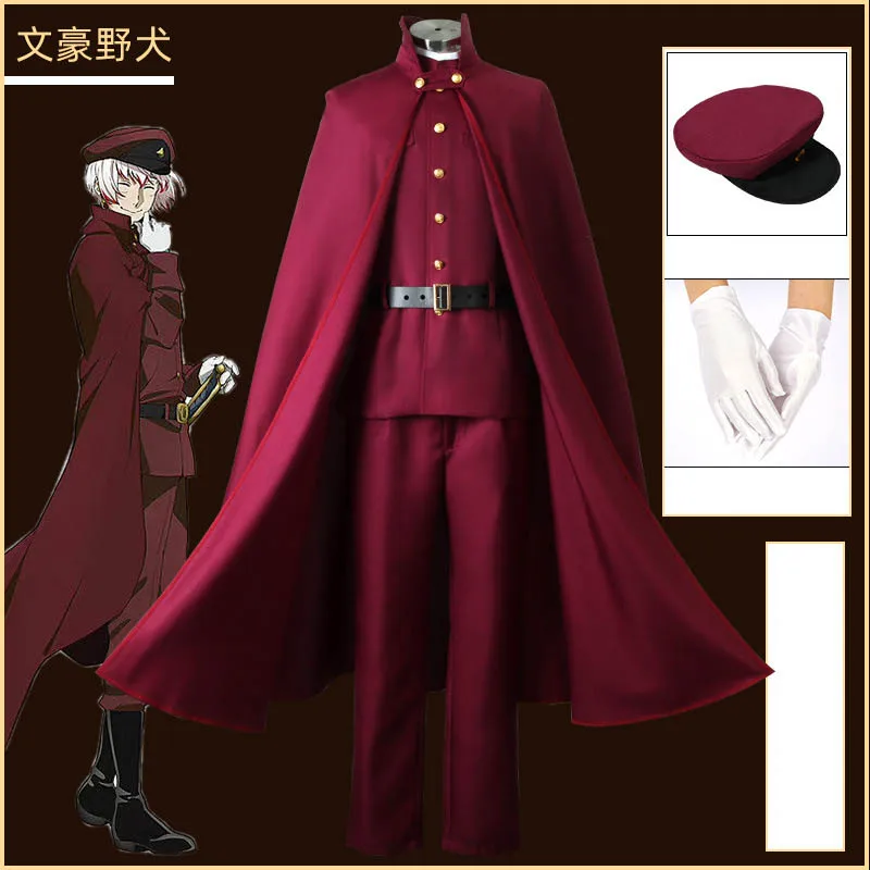 Anime Bungo Season 4 Hunting Dogs Okura Tetchō Suehiro Cosplay Costume Stray Ranpo Edogawa Physical Pro Detective Uniform Dogs