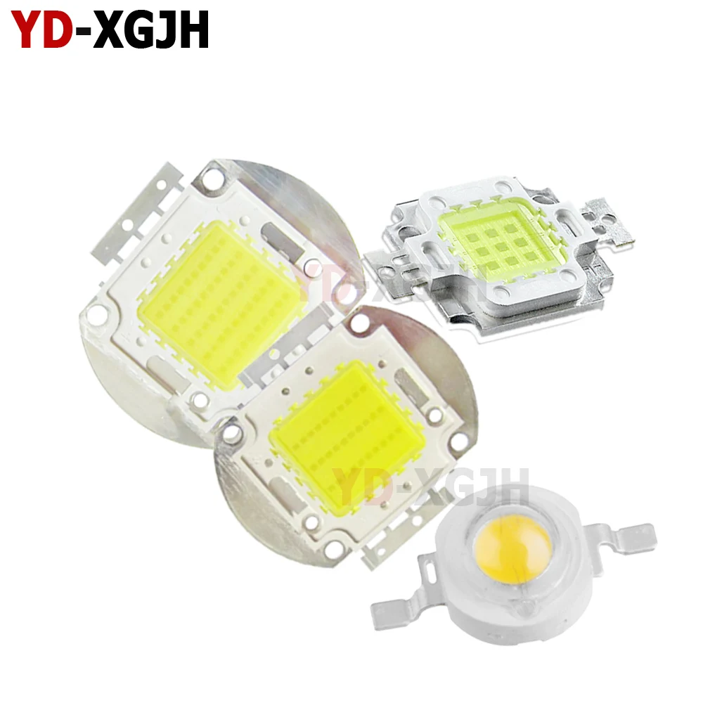 Energy Efficient High Power LED Chip Pure Cold White Integrated Matrix COB Lamp 1W-100W 10000K-35000K for Lighting