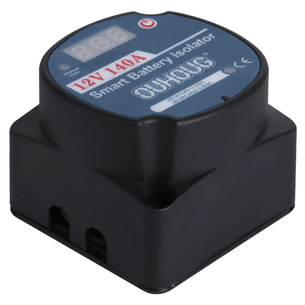 

Updated Digital Led Voltage Sensitive Relay 12V 140A Split Charge VSR Campers Van Intelligent Isolator Accessories