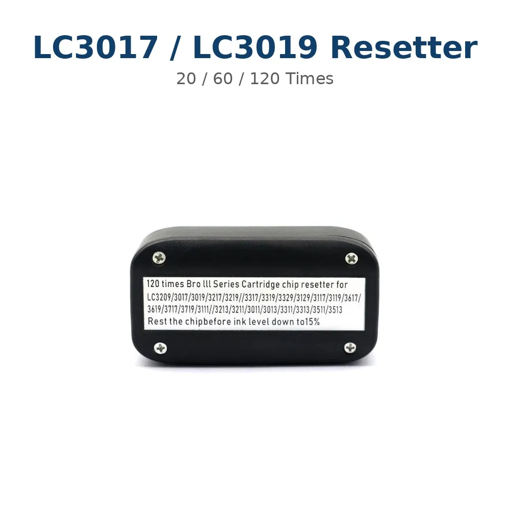 LC3017 LC3019 Chip Resetter 20 60 120 Times for Brother MFC-J5330DW J6530DW J6930DW Ink Cartridge Reset Tool