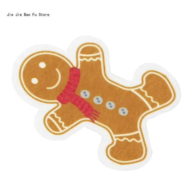 Paño limpieza navideño para hogar E8BD adecuado para diversas tareas limpieza