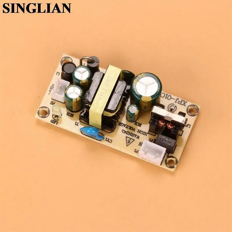 AC-DC 12V1.5A 5V2A Switching Power Supply Module Bare Circuit 110-240V To 15V 12V 9V 5V Board Regulator With Plug Terminal Wire