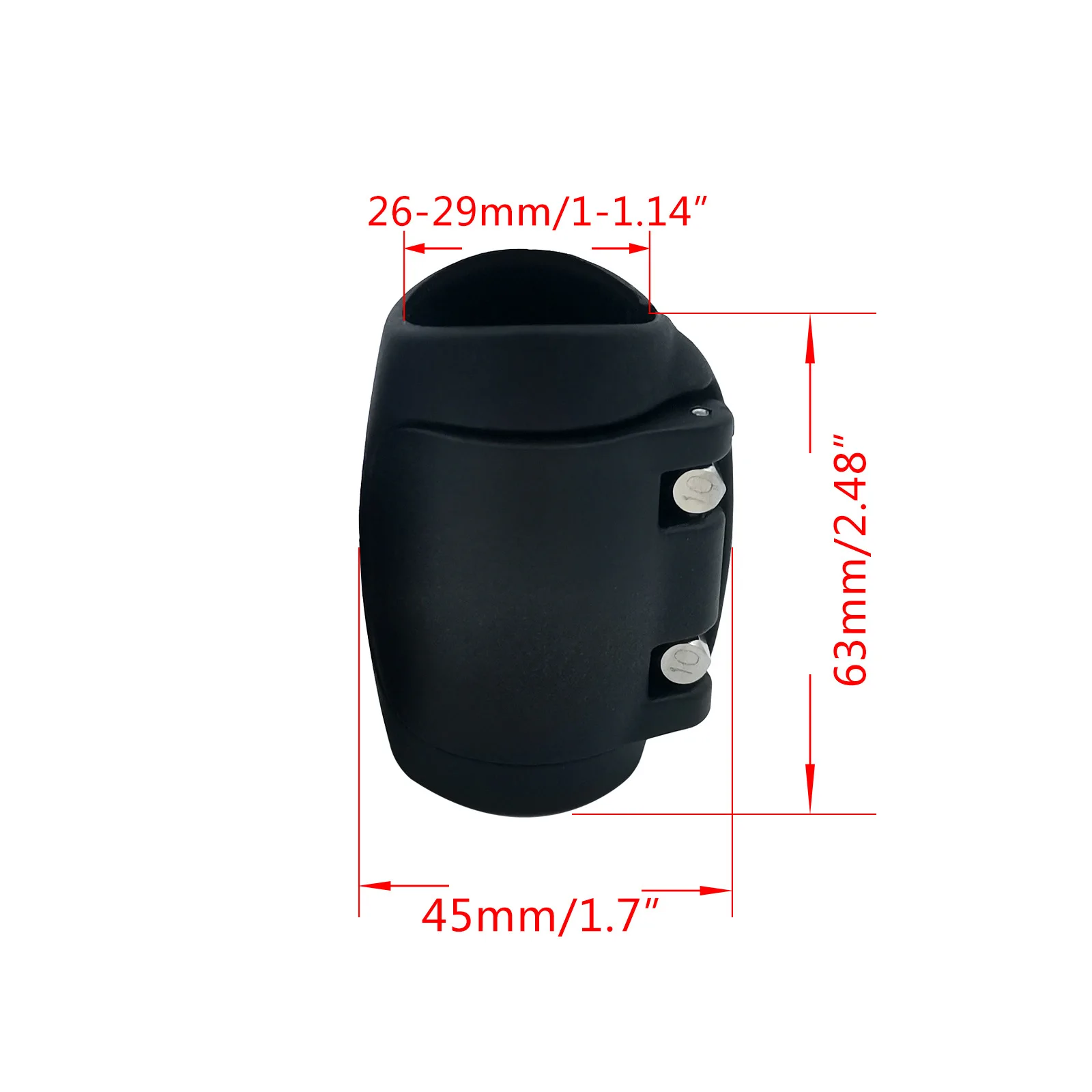 Versatile Paddle Lock Clip For Kayak Surfing Board Quick Adjust Oar Fastener Secure Grip Water Sports Accessory Black