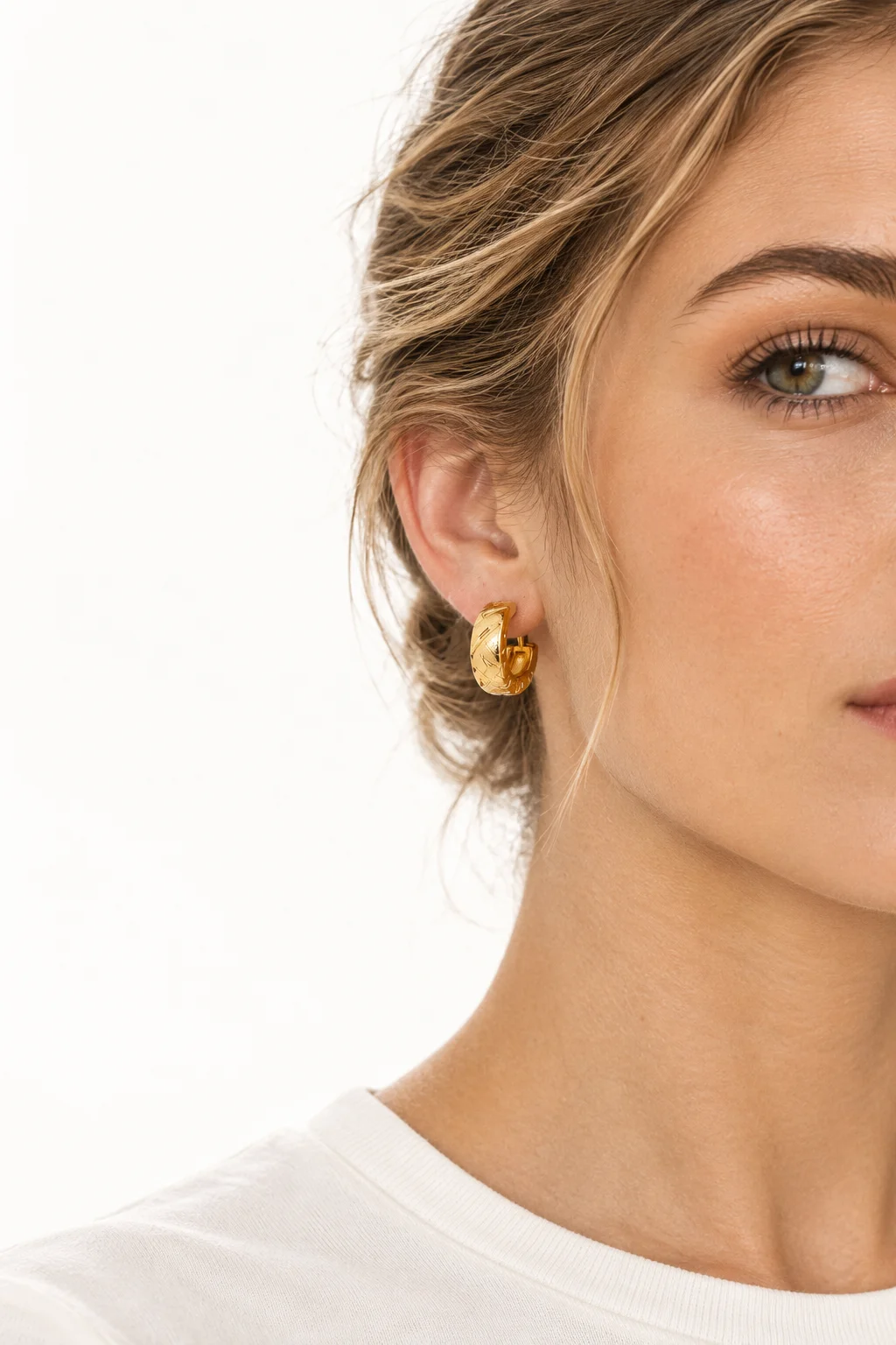 Women Starry Meteor Drop Earrings Gold Plated Brass Smooth Shiny INS Style Daily Wear Fashion Gift Elegant Design