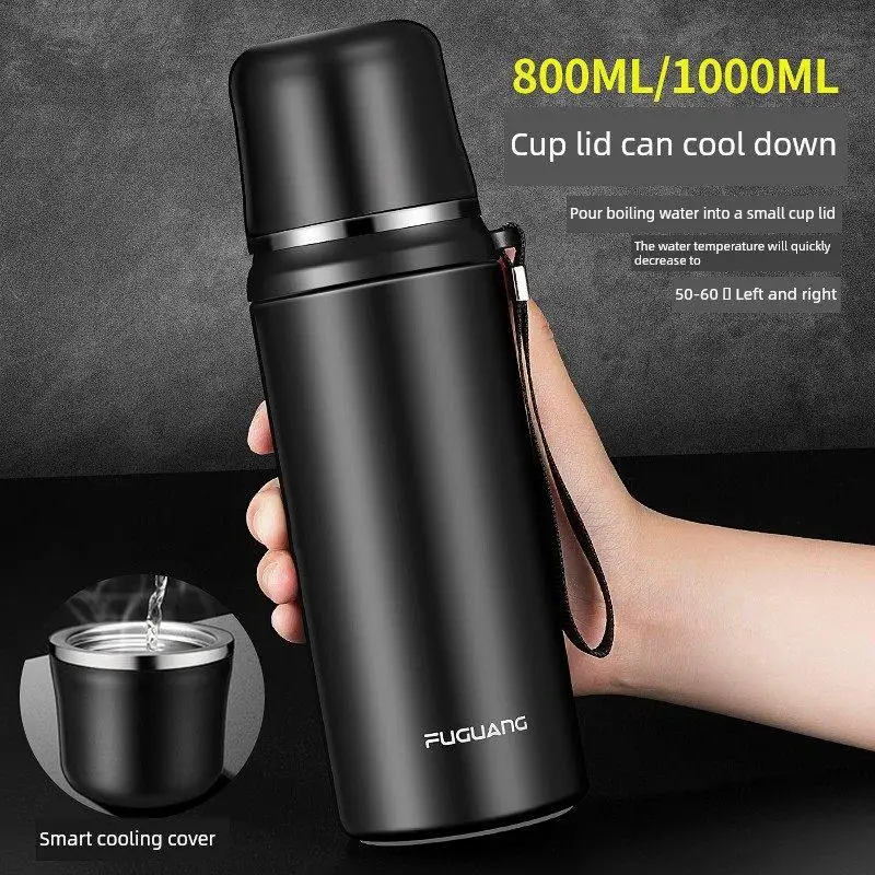 

Large Capacity Double Wall Vacuum Insulated Stainless Steel Water Bottle Men Women Outdoor Travel Camping Sports Drinkware