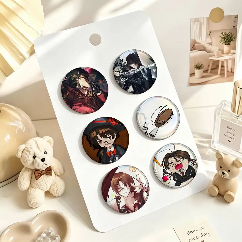 Gregor L-Limbus C-Company 25mm 32mm 44mm 58mm Anime Badges Brooches DIY Pins Decorations Birthday Gifts