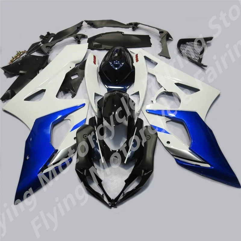 For G S XR1000 K5 K6 2005 2006 G S XR1000 Motorcycle Accessories Bodywork Set Injection ABS Plastics Full Fairings blue white