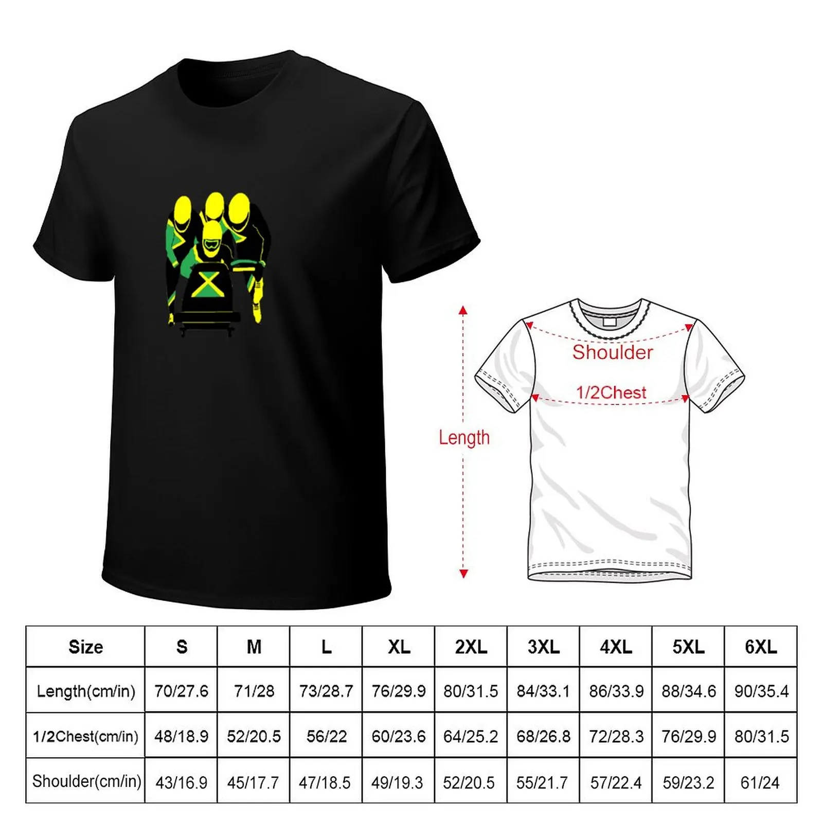 Jamaican Bobsled Team T-Shirt t shirt man casual T-Shirt