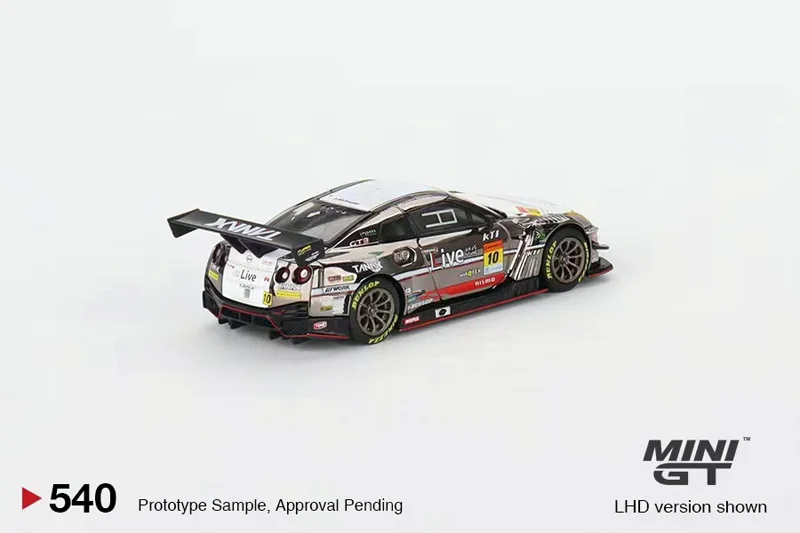 TSM MINI GT #540 giappone Limited 1:64 Nissan 10 R35 GTR NISMO SUPER GT modello di auto in lega pressofusa