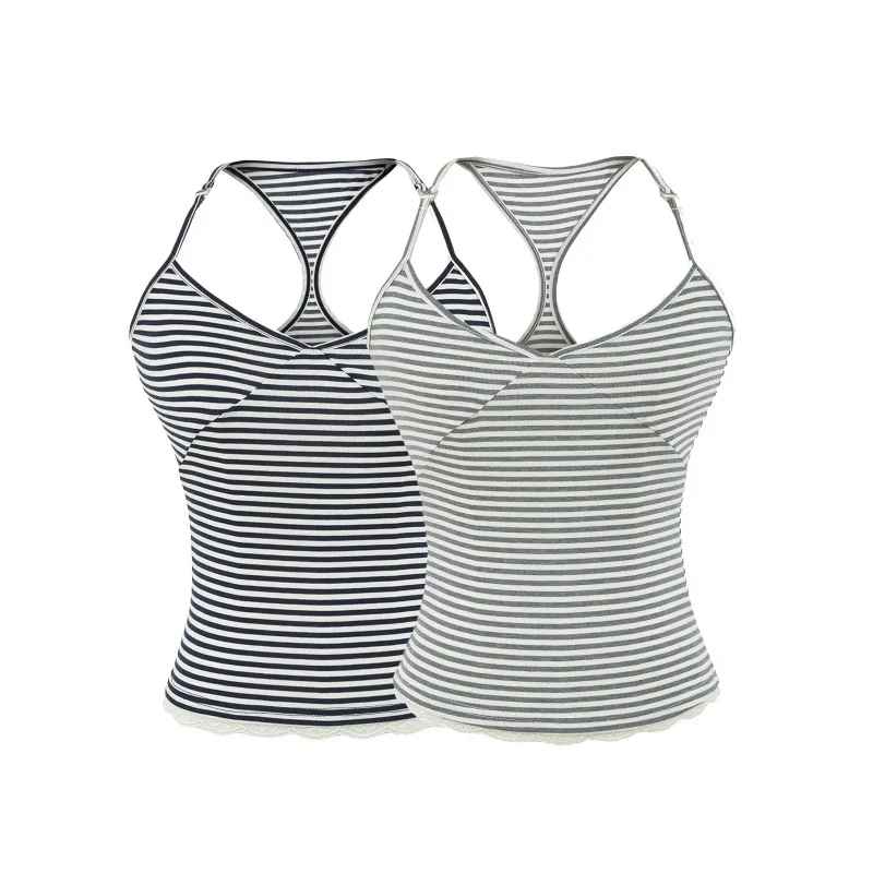 Summer 2026 New Sexy Off Shoulder Tank Top Women's Slim Fitted Camisole