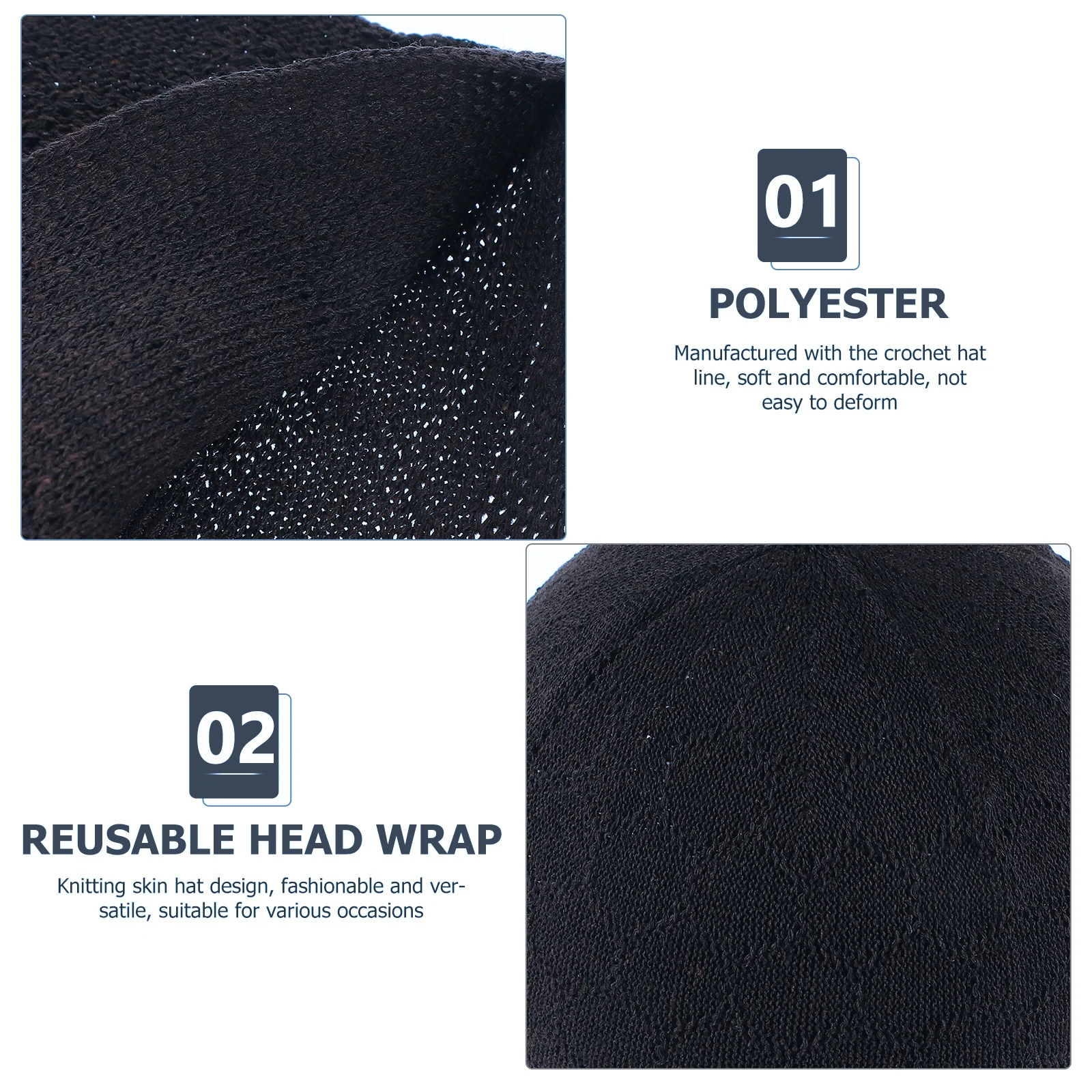 

1pc For Men Knitting Cap Reusable Wrap Knitting Men Hat Lightweight Warm Hat For Cycling Daily Use