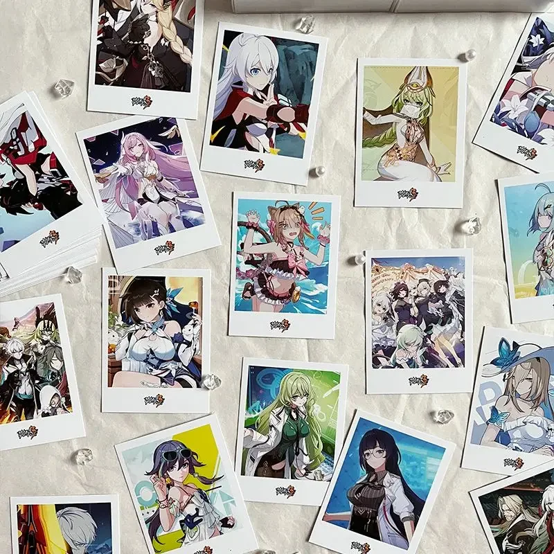 40PCS/Set Honkai Impact 3 Valkyrie 5.8x7.8cm Lomo Card Photocard HD Printed Small Album Photo Cards For Fans Collection Postcard